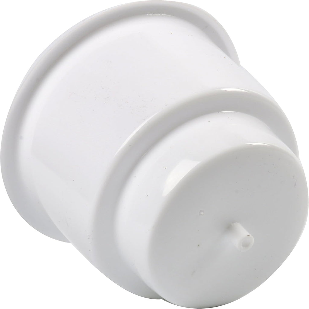 4Pcs Marine Plastic Cup Drink Holder with Drain Insert, White
