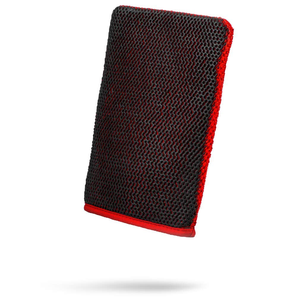 Clay Mitt - Medium Grade Clay Bar Infused Mitt | Car Detailing Glove Quickly Removes Debris from Your Paint, Glass, Wheels, & More